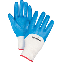 Seamless-Knit Medium-Weight Coated Gloves, 7/Small, Nitrile Coating, 13 Gauge, Cotton Shell Dufferin Supply