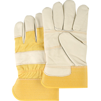 Furniture Leather Gloves, Large, Grain Cowhide Palm, Cotton Inner Lining SAN270 | Dufferin Supply