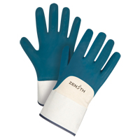 Heavyweight Safety Cuff Gloves, 10/X-Large, Nitrile Coating, Cotton Shell Dufferin Supply