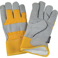 Superior Warmth Winter-Lined Fitters Gloves, Medium, Split Cowhide Palm, Thinsulate Inner Lining Dufferin Supply