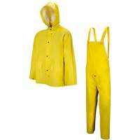 Lightweight Flame Retardant Rainsuit, 5X-Large, High Visibility Yellow Dufferin Supply