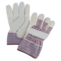 Gants d'ajusteur &agrave; paume renforc&eacute;e de premi&egrave;re qualit&eacute;, Grand, Paume en Cuir de vache refendu, Doublure en Coton Dufferin Supply