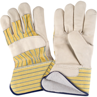 Abrasion-Resistant Winter-Lined Fitters Gloves, X-Large, Grain Cowhide Palm, Cotton Fleece Inner Lining Dufferin Supply