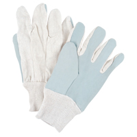 Gants de travail de premi&egrave;re qualit&eacute;, Grand, Paume en Cuir de vache refendu Dufferin Supply