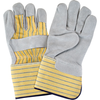 Gants d'ajusteur de premi&egrave;re qualit&eacute;, Grand, Paume en Cuir de vache refendu, Doublure en Coton Dufferin Supply