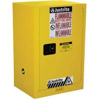 Sure-Grip&reg; EX Compac Flammable Safety Cabinet, 12 gal., 1 Door, 23.25" W x 35" H x 18" D Dufferin Supply