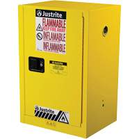Sure-Grip&reg; EX Compac Flammable Safety Cabinet, 12 gal., 1 Door, 23.25" W x 35" H x 18" D Dufferin Supply