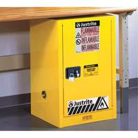 Sure-Grip&reg; EX Compac Flammable Safety Cabinet, 12 gal., 1 Door, 23.25" W x 35" H x 18" D Dufferin Supply