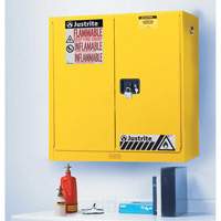 Wall Mount Sure-Grip&reg; Ex Safety Cabinets, 20 gal., 2 Door, 43" W x 44" H x 12" D Dufferin Supply