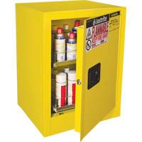 Sure-Grip&reg; EX Benchtop Flammable Safety Cabinet, 24 gal., 1 Door, 21" W x 27" H x 18" D Dufferin Supply