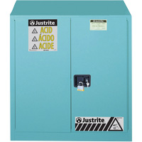 Armoires de s&eacute;curit&eacute; pour acides & produits corrosifs avec doublure ChemCor, 30 gal., 43" x 44" x 18" Dufferin Supply