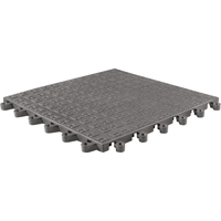 Tapis ErgoDeck Soft No 566, PVC, 1-1/2' la c, 1-1/2' lo, 7/8" &eacute;paisseur, Charbon Dufferin Supply