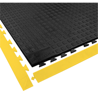 Tapis Rejuvenator Connect No 502, Polyur&eacute;thane, 3' la c, 3' lo, 5/8" &eacute;paisseur, Noir Dufferin Supply