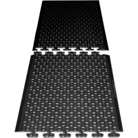 Tapis Rejuvenator Connect No 502, Polyur&eacute;thane, 3' la c, 3' lo, 5/8" &eacute;paisseur, Noir Dufferin Supply