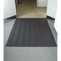Tapis Waterhog Eco Elite, Essuie-pieds/grattoir, 6' x 6' x 3/8", Cendre grise Dufferin Supply