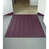 Tapis Waterhog Eco Elite, Essuie-pieds/grattoir, 6' x 6' x 3/8", Marron Dufferin Supply