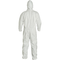 Hooded Coveralls, 4X-Large, White, Tyvek&reg; 400 Dufferin Supply