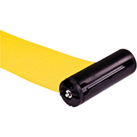 Poteau r&eacute;cepteur pour barri&egrave;res sur pieds pour le contr&ocirc;le des foules, Hauteur de 35", Jaune Dufferin Supply