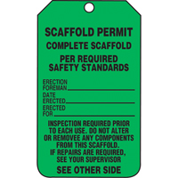 &eacute;tiquettes de s&eacute;curit&eacute; d'inspection et de contr&ocirc;le de l'&eacute;tat de l'&eacute;quipement, Papier cartonn&eacute;, 3-1/8" la x 5-7/8" h, Anglais Dufferin Supply