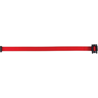 Tape Cassette for Build-Your-Own Crowd Control Barriers, Blank, 7', Red Tape Dufferin Supply