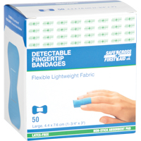Bandages, Bout de doigt, 3", Tissu d&eacute;tectable, St&eacute;rile Dufferin Supply