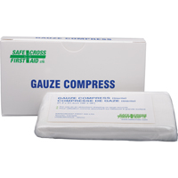 Compresses de gaze, Tampon, 36" lo x 36" la, St&eacute;rile, Dispositif m&eacute;dical Classe 1 Dufferin Supply