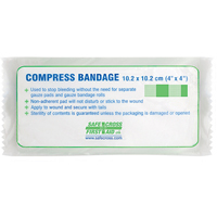 Compress (Pressure) Bandages - Sterile, 4-1/4" L x 3-1/2" W Dufferin Supply