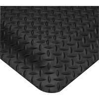 Tapis Smart No 497, Losange, 2' x 3' x 5/8", Noir, PVC Dufferin Supply
