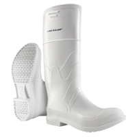 White Boots, PVC, Size 6 Dufferin Supply