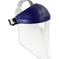 Ratchet Headgear with Faceshield, Polycarbonate, Ratchet Suspension Dufferin Supply