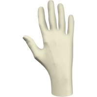 Gants jetables, Grand, Latex, 3 mils, Sans poudre, Naturel, Classe 2 Dufferin Supply