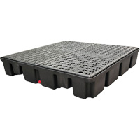 Nestable Spill Pallet Without Drain, 66 US gal. Spill Capacity, 49" x 49" x 10.5" Dufferin Supply