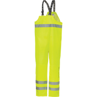 Pantalon &agrave; bavette imperm&eacute;able Narvik, Polyester, Petit, Jaune lime haute visibilit&eacute; Dufferin Supply