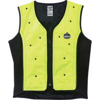 Chill-Its&reg; 6685 Dry Evaporative Cooling Vests, Medium, High Visibility Lime-Yellow Dufferin Supply