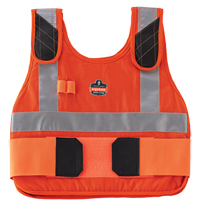 6215HV Phase Change Cooling Vests, Small/Medium, Orange Dufferin Supply