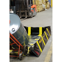 Bermes de confinement avec supports int&eacute;rieurs de parois QuickBerm , Capacit&eacute; 235 gal. US, 4' la x 8' lo x 12" h, Support &agrave; encliqueter Dufferin Supply