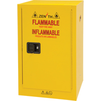 Flammable Storage Cabinet, 12 gal., 1 Door, 23" W x 35" H x 18" D Dufferin Supply
