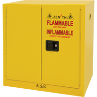 Flammable Storage Cabinet, 22 gal., 2 Door, 35" W x 35" H x 22" D Dufferin Supply
