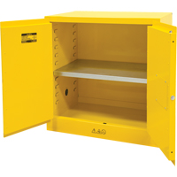 Flammable Storage Cabinet, 22 gal., 2 Door, 35" W x 35" H x 22" D Dufferin Supply