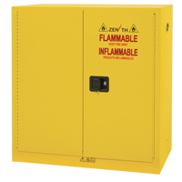 Flammable Storage Cabinet, 24 gal., 2 Door, 43" W x 44" H x 12" D Dufferin Supply