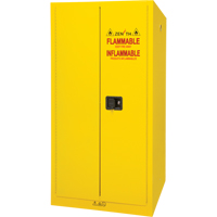 Flammable Storage Cabinet, 60 gal., 2 Door, 34" W x 65" H x 34" D Dufferin Supply