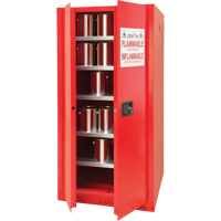 Paint/Ink Cabinet, 96 gal., 5 Shelves Dufferin Supply