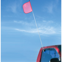 Safety Whip&reg; Light-Duty Whips, Window Mount, 5' High, Orange Dufferin Supply