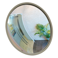 Convex Mirror with Bracket, Indoor/Outdoor, 12" Diameter Dufferin Supply