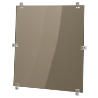 Flat Mirror, 18" H x 30" W, Unframed Dufferin Supply