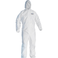 Kleenguard A45 Liquid/Particle Surface Prep & Paint Coveralls, Small, White, Microporous Dufferin Supply