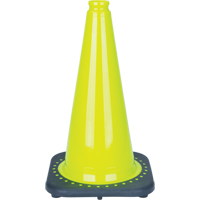 Premium Traffic Cone, 18", Lime Green Dufferin Supply