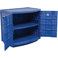 Armoire en poly&eacute;thyl&egrave;ne pour produits corrosifs et acides, 24 gal., 36" x 35" x 25" Dufferin Supply
