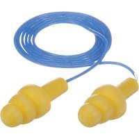 Bouchons d'oreilles pr&eacute;moul&eacute;s E-A-R Ultrafit, Avec cordon, Vrac - Sac en poly, 25 dB NRR, Taille unique Dufferin Supply