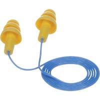 Bouchons d'oreilles pr&eacute;moul&eacute;s E-A-R Ultrafit, Avec cordon, Vrac - Sac en poly, 25 dB NRR, Taille unique Dufferin Supply